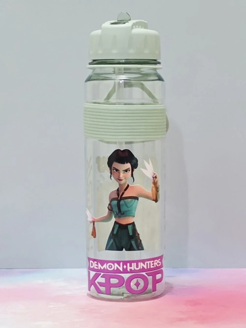 Hand-Designed K-POP Demon Hunters, Huntrix, Saja Boys, Zoey Water Bottle